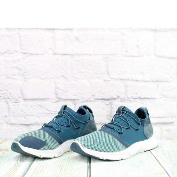 Under Armour Cinch Drift 2 Blue Mesh Slip On Running Sneakers Shoes Size 8 - Picture 2 of 9